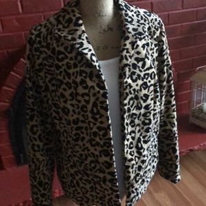 Chico’s Leopard Blazer jacket.